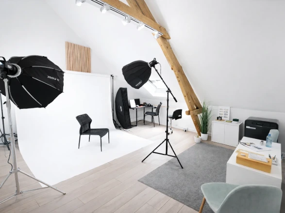 Studio photo et vidéo professionnel à louer à Nivelles
