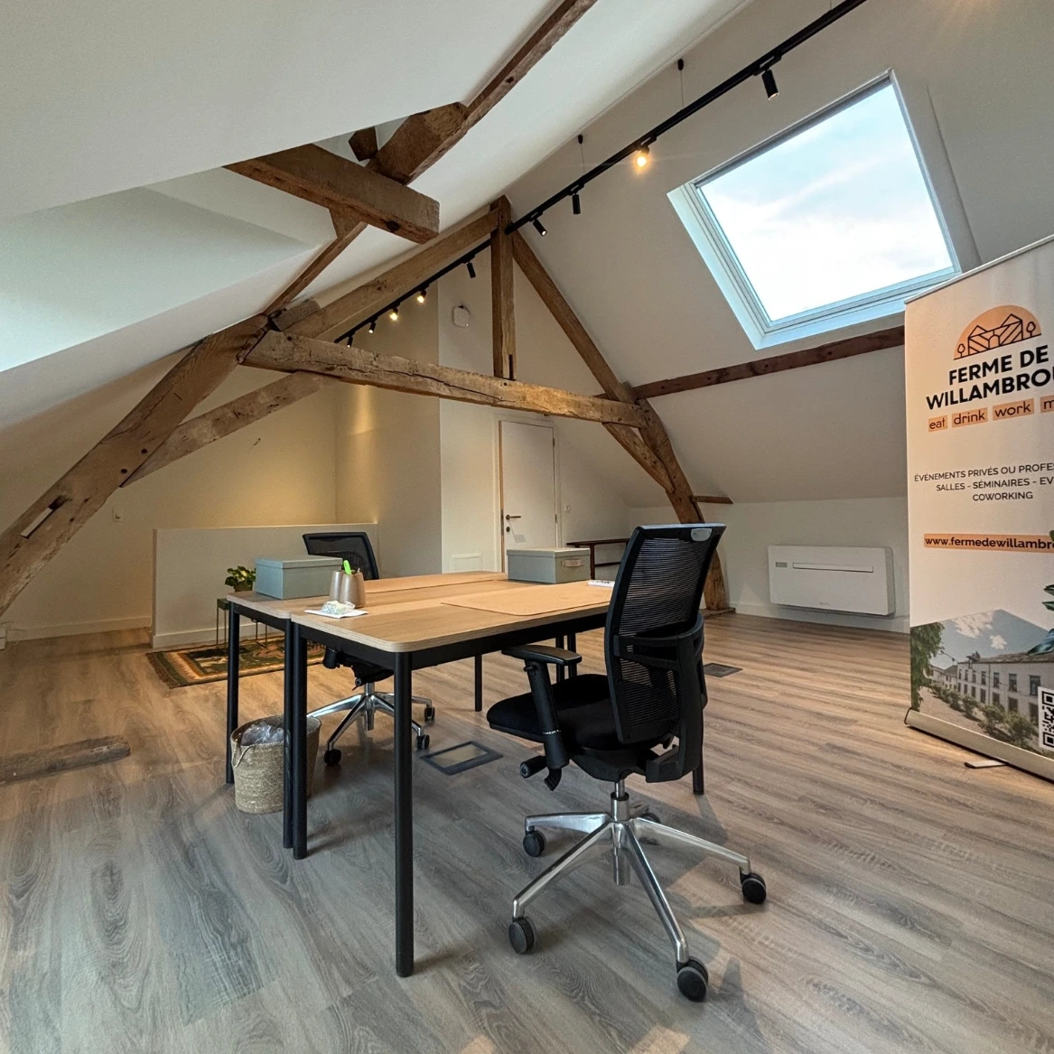 Bureau privatif à la Ferme de Willambroux, Nivelles